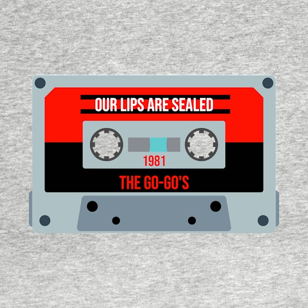 The Go-Go's Classic Retro Cassette by PowelCastStudio